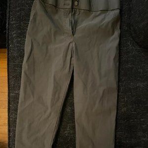 Primark size 6 green straight leg pants
